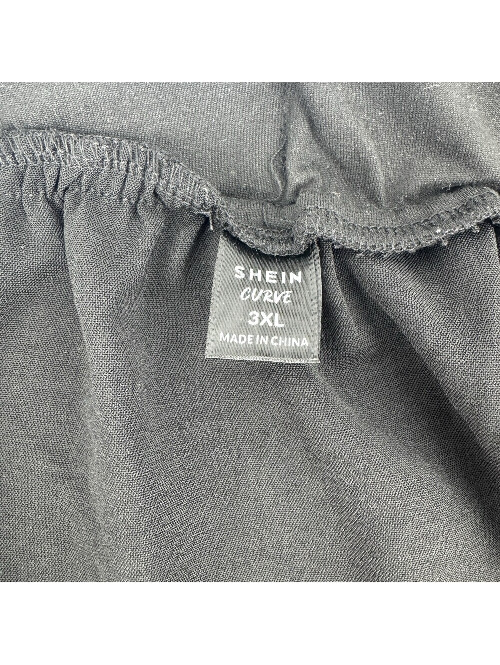 Shein Curve Maxi Skirt Black Wrap Slit Lounge Yoga Flowy Soft Boho Women’s 3XL - Picture 7 of 7